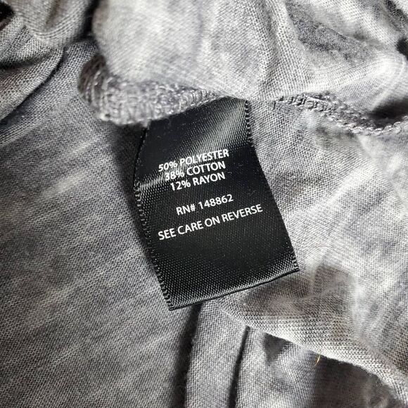 Torrid Size 0 Gray Graphic Tee “Own Kind of Beautiful” Lace-Up Neck Varsity - Picture 6 of 7